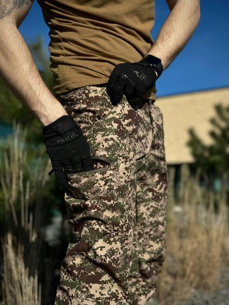 Утеплені Військові штани Soft Shell Military хижак 02613-4XL фото