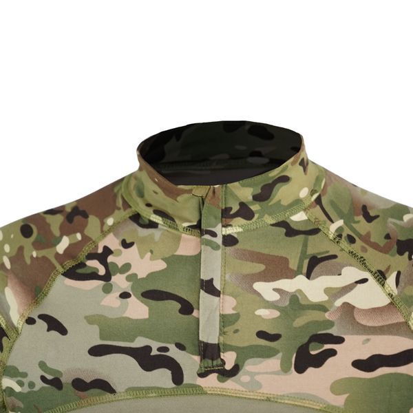 Тактична бойова сорочка UBACS Tactical Series Long Sleeve з посиленими рукавами та велкро-панелями 1387-3XL фото