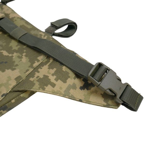 Каремат-сидушка Kiborg с баллистическим пакетом 1 класс защиты Militex 20mm Cordura Pixel 81200 фото