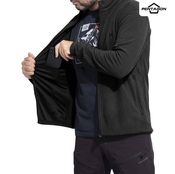 Флісова кофта Pentagon Tac Maven Elk Black 03905-4XL фото