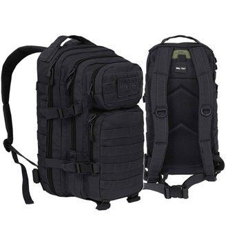 Рюкзак тактичний MIL-TEC US Assault Small 20L Black 00169 фото