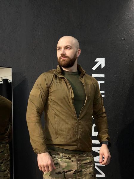 Ультра легка Тактична куртка койот Attam Магніт 🧲 03063-XXXL фото