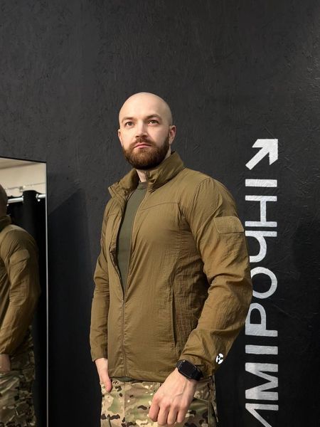 Ультра легка Тактична куртка койот Attam Магніт 🧲 03063-XXXL фото