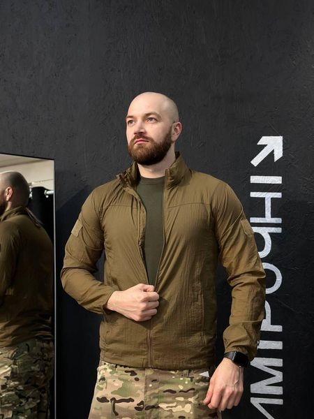 Ультра легка Тактична куртка койот Attam Магніт 🧲 03063-XXXL фото