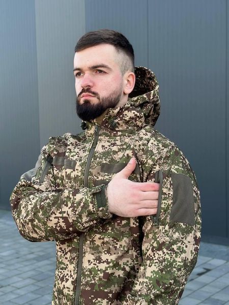 Куртка Soft Shell Хищник Military 05005-5XL фото