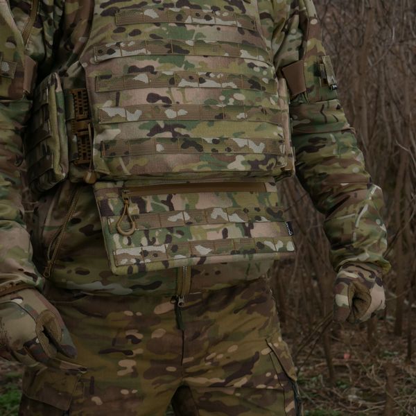 Захист живота (кишківник) з балістичним пакетом 1 клас захисту Militex cordura USA Multicam 17003 фото