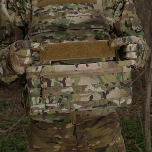 Захист живота (кишківник) з балістичним пакетом 1 клас захисту Militex cordura USA Multicam 17003 фото