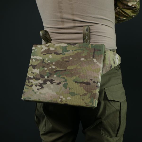 Каремат-сидушка з балістичним пакетом 2 класу захисту Militex Cordura original USA Мультикам 17036-2-К фото