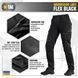 M-Tac брюки тактичні жіночі Aggressor Lady Flex Black 03355-30 фото 3