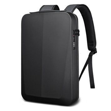Рюкзак Bange з кодовим замком, чоловічий, міський c USB, для техніки, ноутбука до 15.6&Prime;, з твердим корпусом Чорний 04610 фото