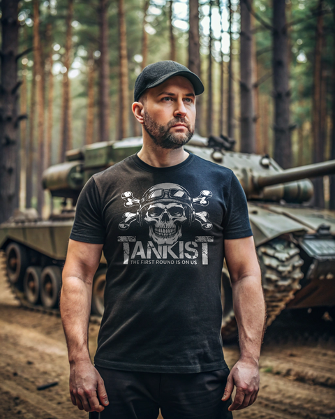 Футболка чоловіча "Tankist" (чорний, олива, койот) 02557624-1 фото