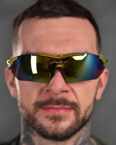 Очки тактические защитные в чехле Oakley M-Frame Hybride Баллистические очки mtk ВТ6027 86975 фото