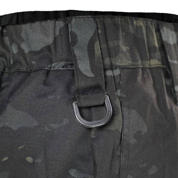 Тактичні штани UA Twill Black Multicam з посиленими колінами та 8 кишенями (3XL) 2235-3XL фото