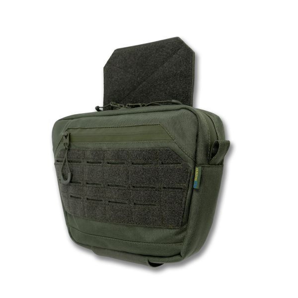 Сумка-напашник XL с баллистическим пакетом 1 класс защиты Kiborg GU Сordura Khaki 82003 фото