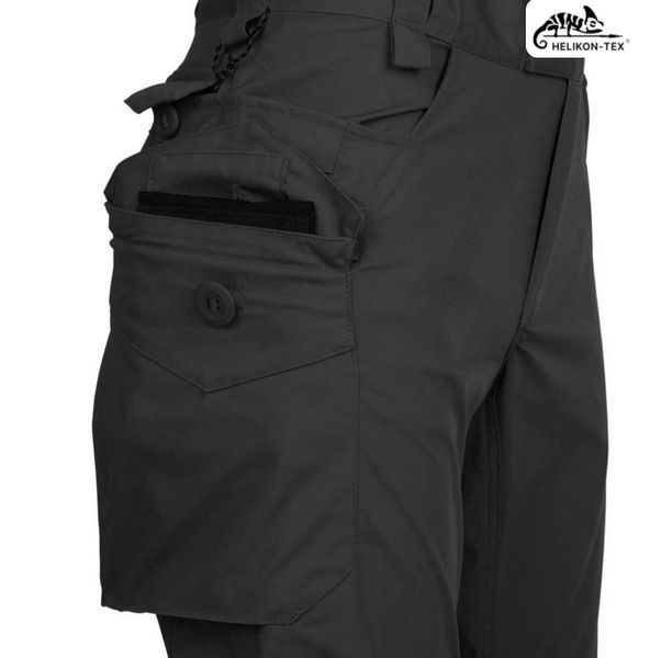 Штани тактичні демісезонні Helikon-Tex Pilgrim Pants DuraCanvas, Black 04418-W42/L34 фото