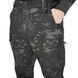 Тактичні штани UA Twill Black Multicam з посиленими колінами та 8 кишенями (3XL) 2235-3XL фото 3