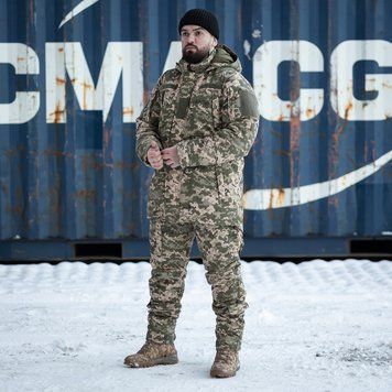 Зимний комплект Grifon 2в1: Бушлат GOVERLA на Omni-Heat + Брюки Apex Gen 3 водоотталкивающие (пиксель) 01249057 фото