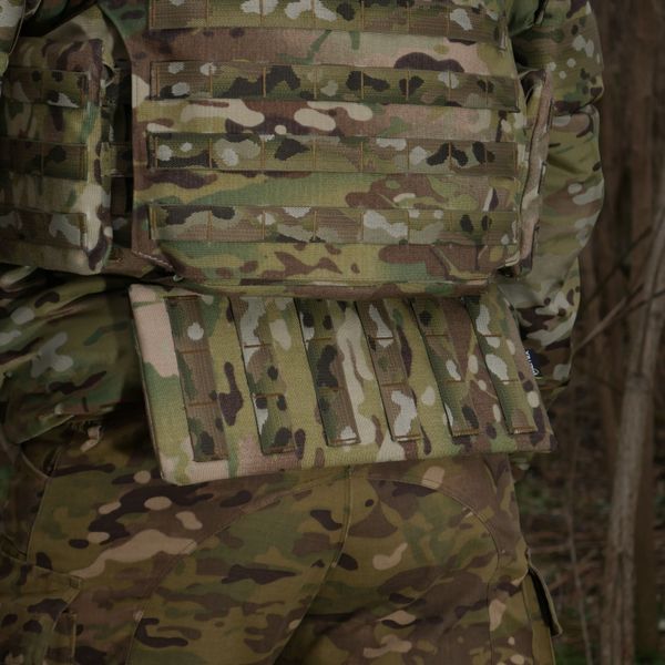 Захист попереку з балістичним пакетом 1 клас захисту Militex cordura USA Multicam 17002 фото