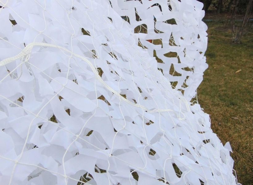 Маскувальна сітка MFH Camo Net &laquo;Basic&raquo; 2x3 м White 02555 фото