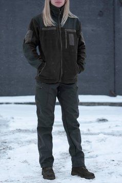 Штани жіночі олива Soft Shell R Military + 02197-52 фото