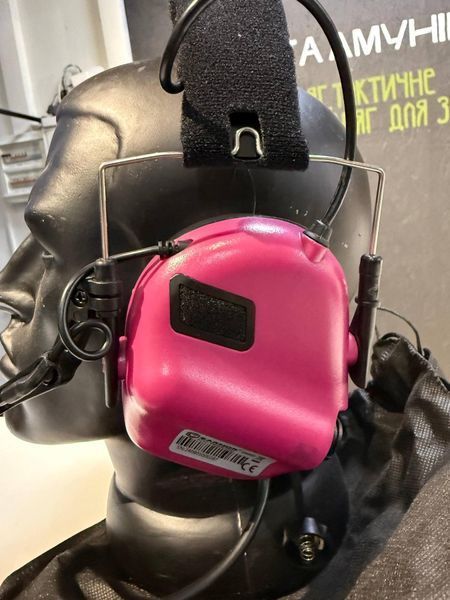 Активна гарнітура Earmor M32 Mod, Рожевий, З наголів'єм, 22, Single 04256 фото