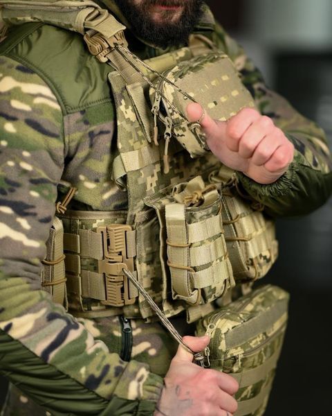 Плитоноска Single sword 4 точки скидання ВТ5335 95196 фото