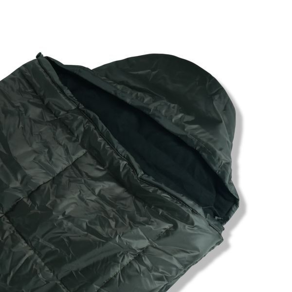 Зимовий спальний мішок Kiborg "Alfa Fleece" -20&deg;C олива (85x210) 1515 фото