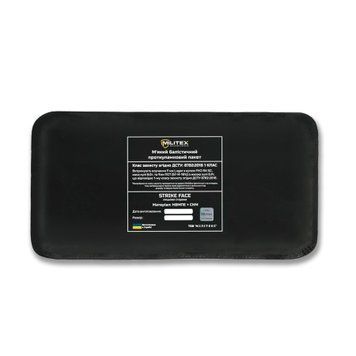 Комплект (защита живота Kiborg + баллистическая защита 1 класс Militex) Черный Мультикам GEN.2 17055 фото