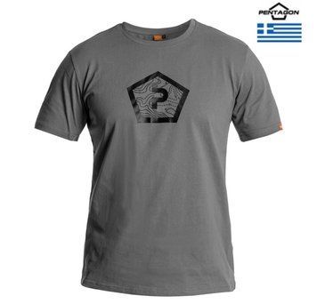 Футболка T-shirt Pentagon Shape - Wolf Grey 04432-XS фото