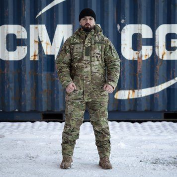 Зимний комплект Grifon 2в1: Бушлат GOVERLA на Omni-Heat + Брюки Apex Gen 3 водоотталкивающие (мультикам) 01249058-6 фото