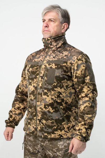 Флісова Кофта МІКРОФЛІС Піксель Military 02590-60 фото