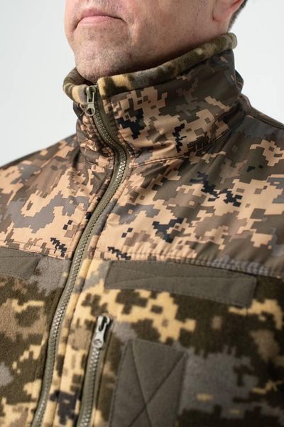 Флісова Кофта МІКРОФЛІС Піксель Military 02590-60 фото