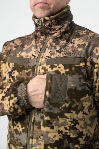 Флісова Кофта МІКРОФЛІС Піксель Military 02590-60 фото