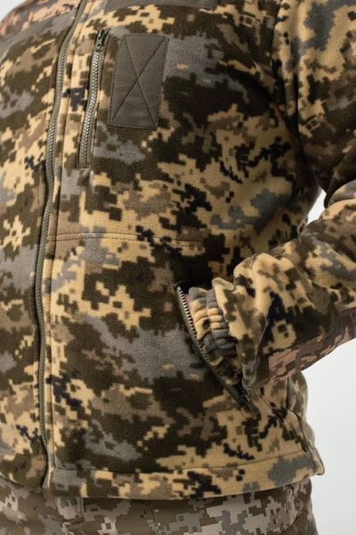 Флісова Кофта МІКРОФЛІС Піксель Military 02590-60 фото