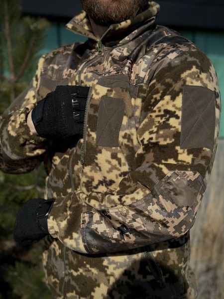 Флісова Кофта МІКРОФЛІС Піксель Military 02590-60 фото