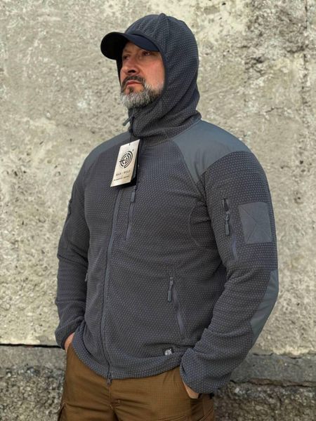 Кофта флісова *соти* *Han-Wild* Grid Fleece сіра 04960-3XL фото