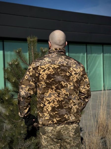 Флісова Кофта МІКРОФЛІС Піксель Military 02590-60 фото