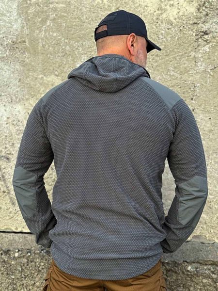 Кофта флісова *соти* *Han-Wild* Grid Fleece сіра 04960-3XL фото