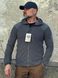 Кофта флісова *соти* *Han-Wild* Grid Fleece сіра 04960-3XL фото 4