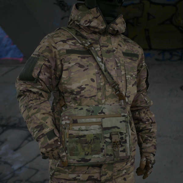 Смарт-сумка через плече Militex Tactic city Assistant bag Cordura original USA Multicam XL 2809-0110-XL фото