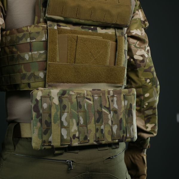Захист попереку Gen.2 з балістичним захистом 1 класу Militex Cordura original USA Мультикам 17033 фото