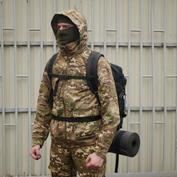 Рюкзак с Molle 40л Чёрный 6003 фото
