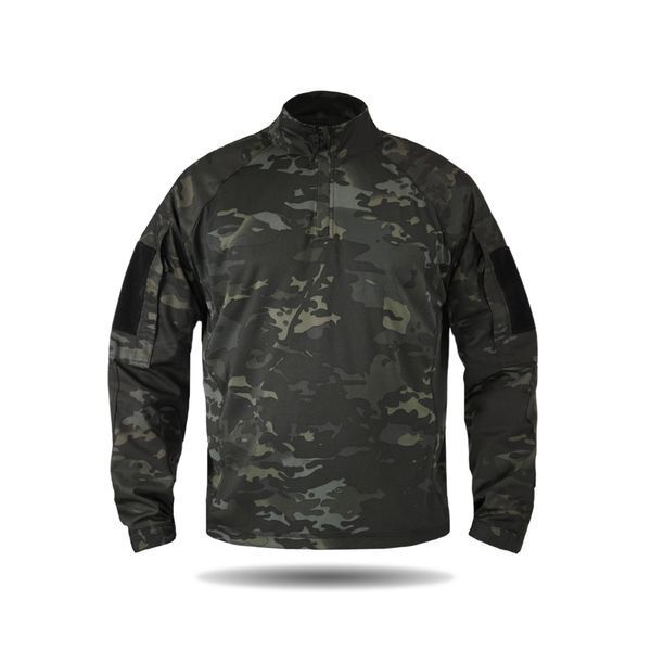 Тактична сорочка УБАКС UA (CoolPass) з довгим рукавом Black Multicam-XXXL 2234-3XL фото