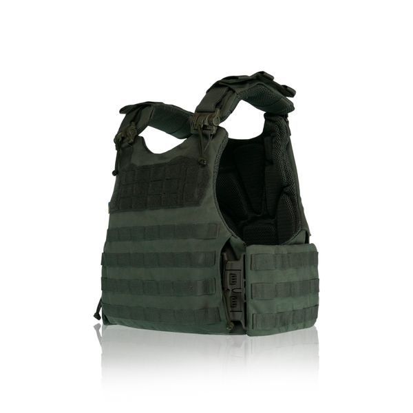 Бронежилет койот (M) Kiborg Modular X-1 (увеличенная площадь защиты) + баллистический пакет Militex, 1 класс 83009 фото