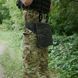 Каремат-сидушка Kiborg с баллистическим пакетом 1 класс защиты Militex 20mm Cordura Black Multicam 81233 фото 6