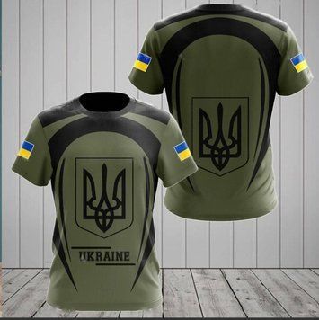 Футболка USA Принт Тризуб 🔱 03306-4XL фото