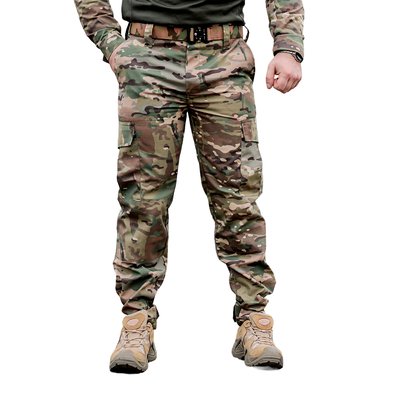 Тактичні військові штани Grifon мультикам ріп-стоп (вафелька) МКН 01228448 фото