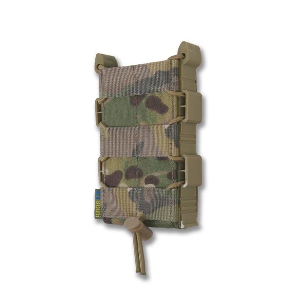 Жорсткий посилений тактичний підсумок Kiborg GU Single Mag Pouch Multicam 1607-XL фото