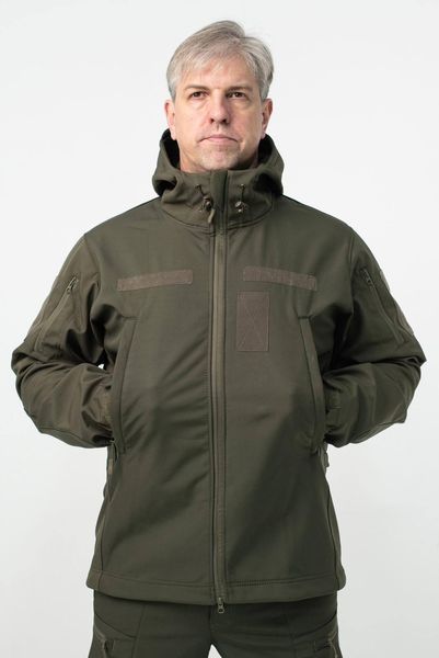 Куртка Soft Shell масло Military БАТАЛЫ 04997-5XL фото