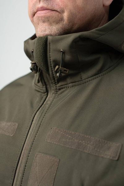 Куртка Soft Shell масло Military БАТАЛЫ 04997-5XL фото